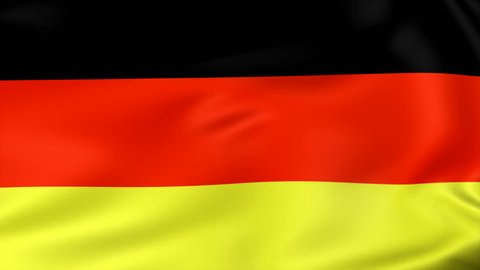 animated flag of Germany - seamless loop