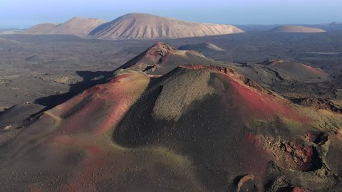 Spain, Canary Islands, Lanzarote, Volcanos in Timanfaya National Park