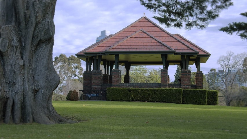 An old picnic area in Botanical Gardens