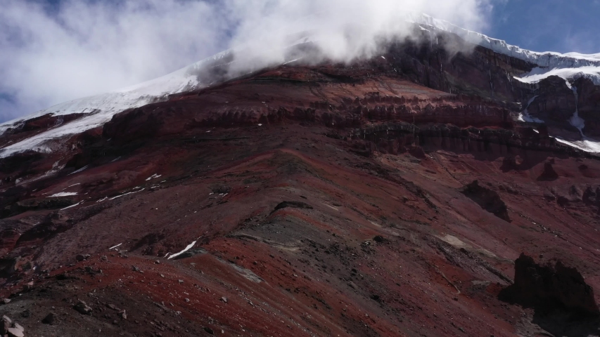 Mountain and Volcano with snow-capped in the landscape image - Free ...