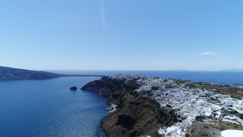 santorini above Oia!santorini blue waters!santorini island Oia Imerovigli greece