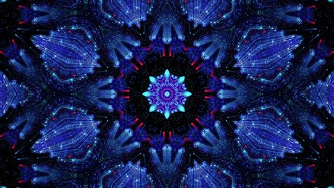Abstract fractal flower, Abstract kaleidoscope background, Mandala ornament flower.