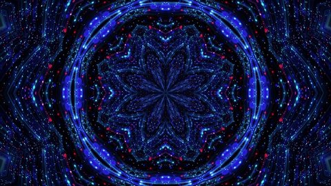 Abstract fractal flower, Abstract kaleidoscope background, Mandala ornament flower.