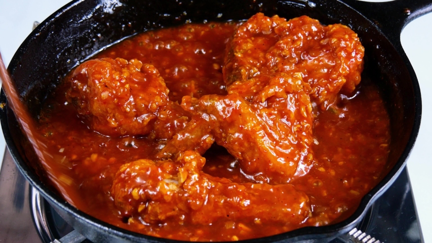 Korean chicken Stock Video Footage - 4K and HD Video Clips | Shutterstock