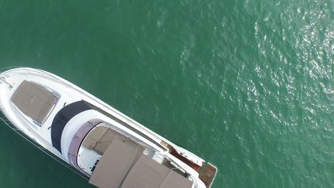 Aerial video 4K of Miami Beach  key biscayne 