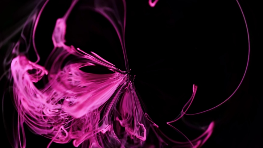 Animation Gradient Pink Purple Paint Dripping Single Splat Black Background  Stock Video Footage by ©vectorfusionart #281249102