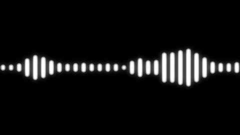 Sound wave or frequency digital movement on a black background.Is a sound technology or audio recorders.