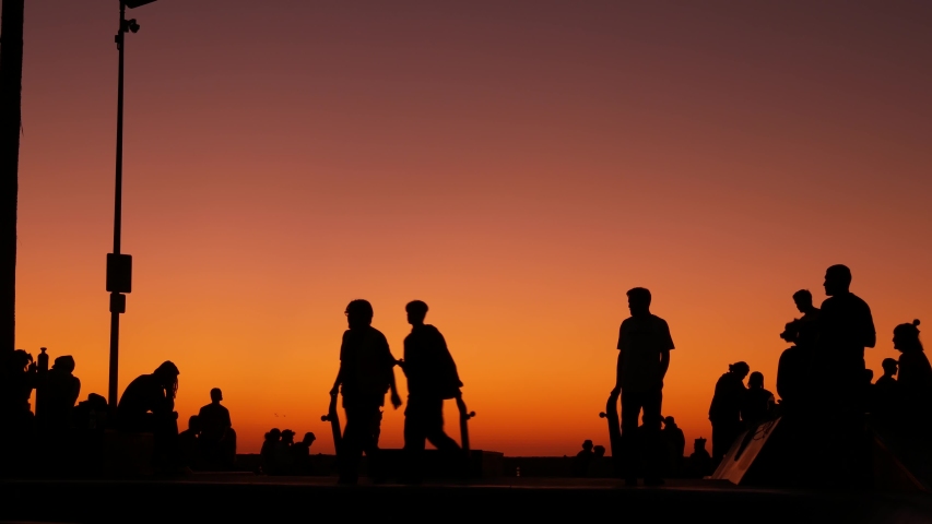 Skate Park by the Ocean in Los Angeles, California image - Free stock ...