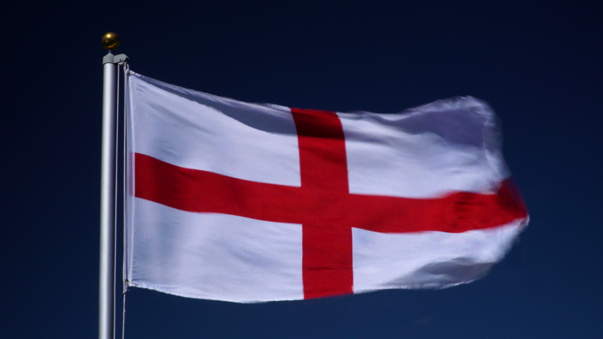 St Georges Day Flag Stock Video Footage - 4K and HD Video Clips ...