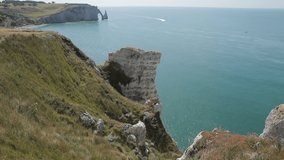 Panoramic view videos of English Channel in springtime