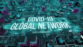 Covid-19 Global Network with digital technology hitech concept - Powered by Shutterstock - Get 15% off with code: PIKWIZARD15