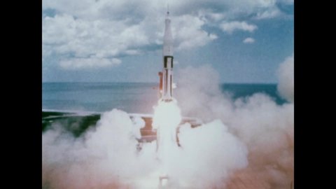 1963 - The Saturn 1 and Saturn 1-B are launched by NASA (narrated in 1969).