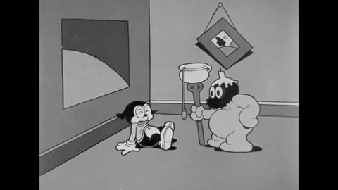 1931 - In this animated film, Bimbo joins a cult of dancing women who resemble a canine Betty Boop.