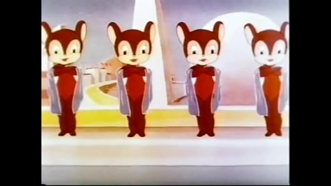 1939 - In this animated film, mice go synchronized swimming in a bathtub.