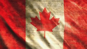 Video of Canada Flag Grunge