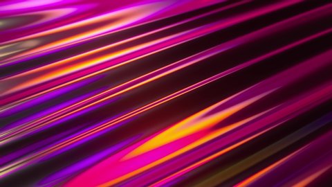 Colorful abstract animated background. The movement of a transparent multi-colored glass surface. Active movement of the liquid effect. Conceptual art. Rainbow gradient. Seamless loop 3d render