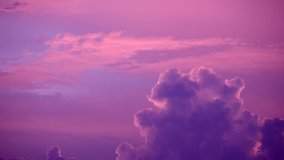 Slow moving purple storm clouds 6k