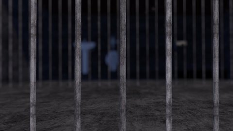 
Prison and captivity animation. 3d animation