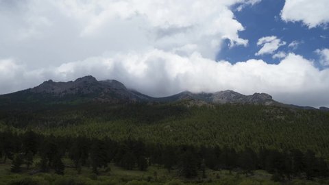 Time lapse of shadows and clouds over the Rocky Mountains of Colorado