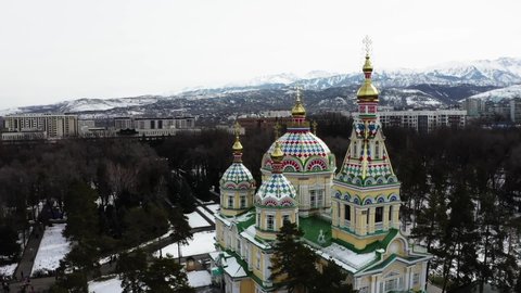 Zenkov Cathedral, Panfilov park, Almaty, Kazakhstan