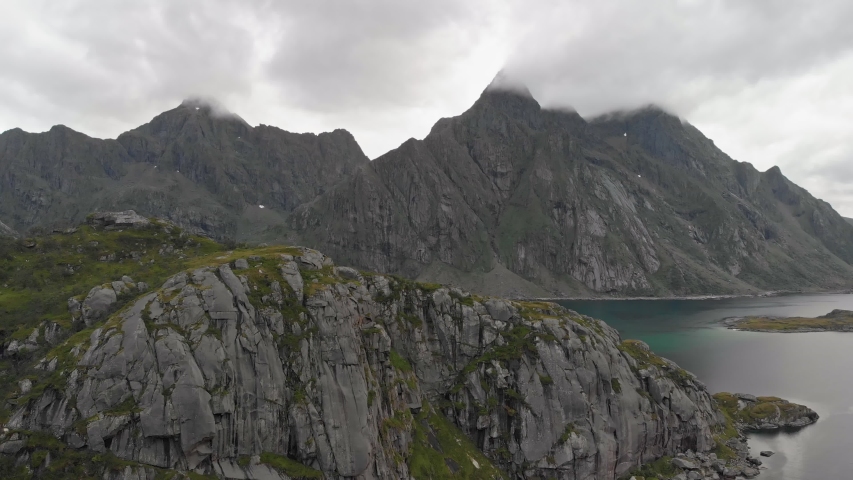 Lofoten islands is an archipelago in the county of Nordland, Norway. Is known for a distinctive scenery with dramatic mountains and peaks, open sea and sheltered bays, beaches and untouched lands.
