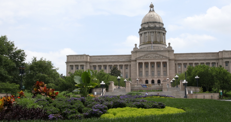A still shot of the Kentucky State Capital Building. UNGRADED 4K