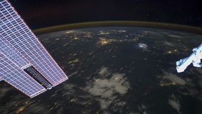 Transit over Myanmar across South East Asia. Created from Public Domain images, courtesy of NASA Johnson Space Center. Color corrected, de-noised and edited into a time lapse sequence.