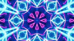 Abstract Kaleidoscope Background. Motion Graphics  Pattern. 4K Fractal Animation Footage - Powered by Shutterstock - Get 15% off with code: PIKWIZARD15