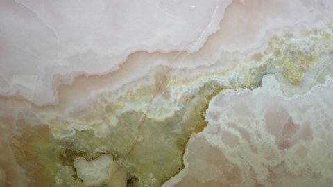 Elegant Beige Marble With Seamless Streaks Of Brown Design. - panning shot Arkistovideo