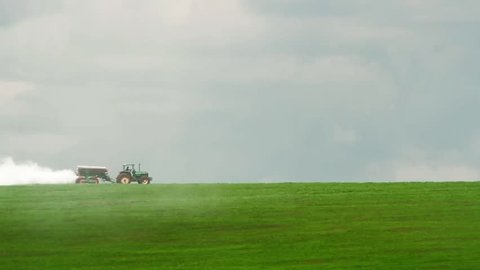 BRAZIL, Soybean field, spraying application, farm, farming, food, nutriment