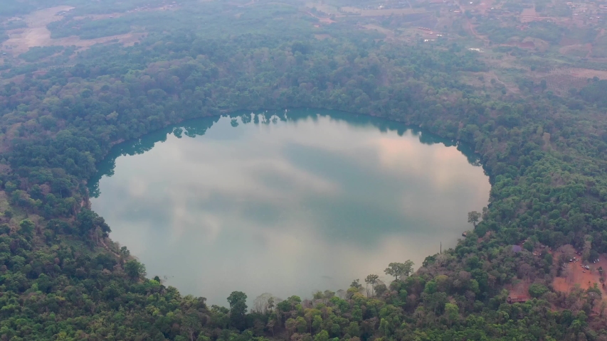Yaek Laom lake in Ratanakiri province, Cambodia