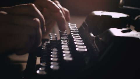 Type on Vintage Manual Typewriter