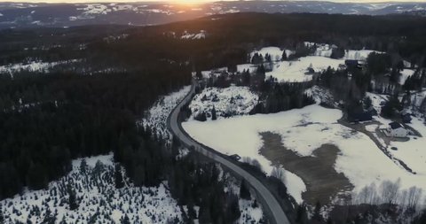 Aerial 4K HD Video of Sunrise over the Snowy Forest
Here is an excellent opportunity to use the power of Aerial drone Videos and use this medium to catapult your Videos and Content to the next level