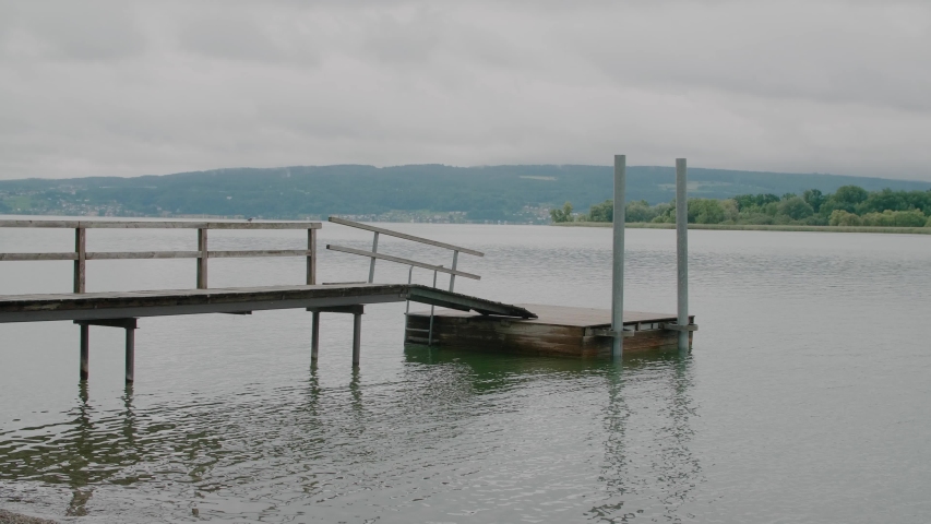 Dock and Platform in Lake