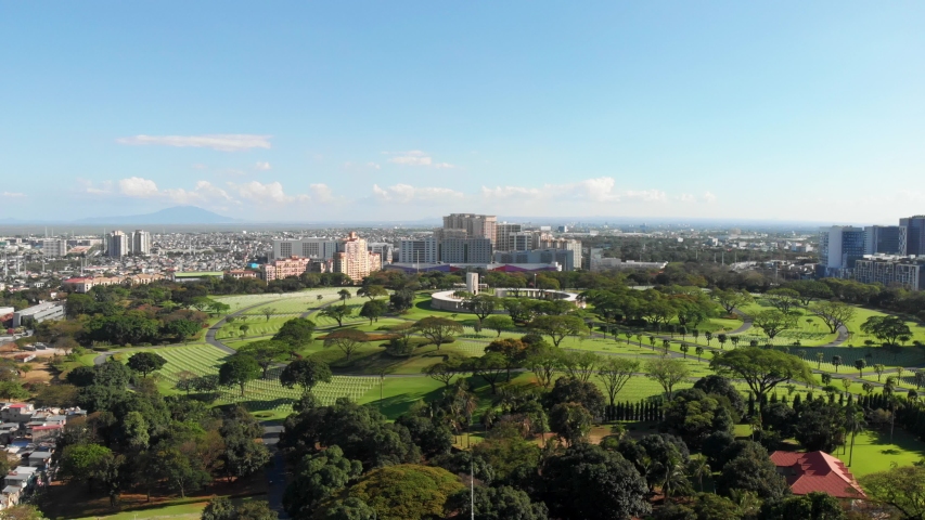 American Cemetery Memorial in Fort Bonifacio. Taguig, BGC. Mc Manila, Philippines.