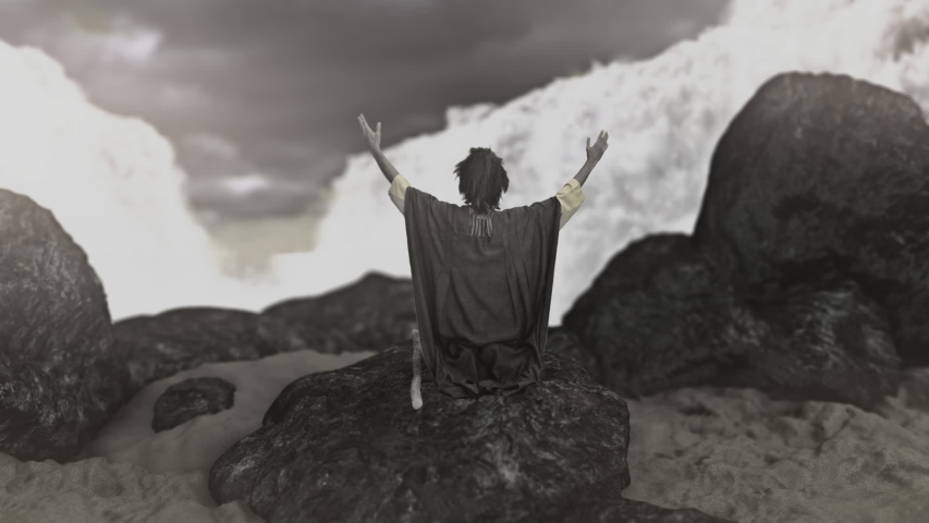 Moses and the Crossing of the Red Sea Split in Two