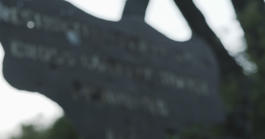 California Mountains at Dusk Sign