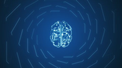 Artificial Intelligence Ai Brain Animation の動画素材 ロイヤリティフリー Shutterstock