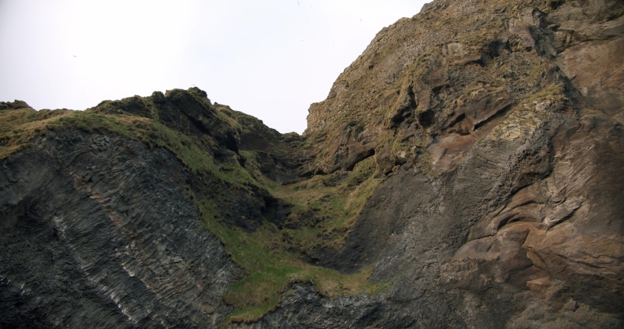 Element rock of Reynisfjara, Vik Iceland Reynisfjara Beach.