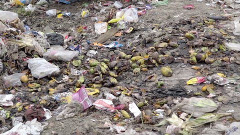 Waste plant situated in Dehradun, Uttarakhand, India. Waste everywhere.