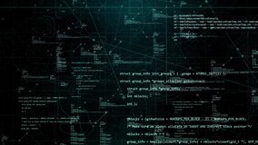 Abstract program code are written and moved in the virtual space. Technology interface computer data digital screen. Server binary code background. Concept of bitcoin mining and cryptocurrency - Powered by Shutterstock - Get 15% off with code: PIKWIZARD15