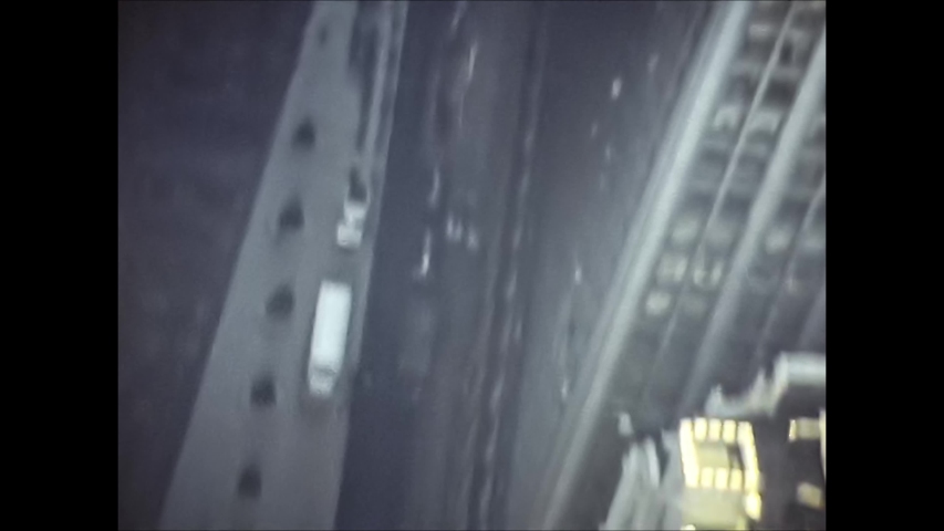 NEW YORK 1975: New York streets view in the mid 70's, vintage footage digitalized in 4k