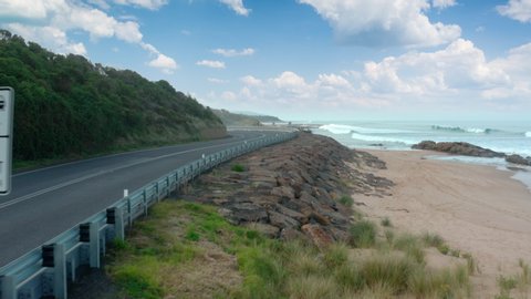 Great ocean road australia. Sunny day.