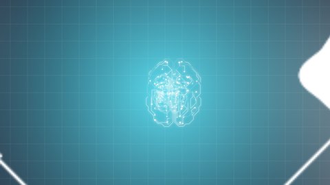 Deep Tech Logo Thin Line Icon Stock Vector (Royalty Free) 1586774830