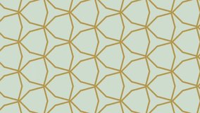 Beautiful beige shapes changing form to various patterns and designs on paper. Computerized motion graphics of home decor and interior designing, wallpaper.
