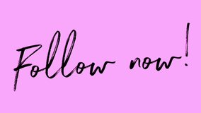 Follow text social media follower callligraphy blog - Powered by Shutterstock - Get 15% off with code: PIKWIZARD15