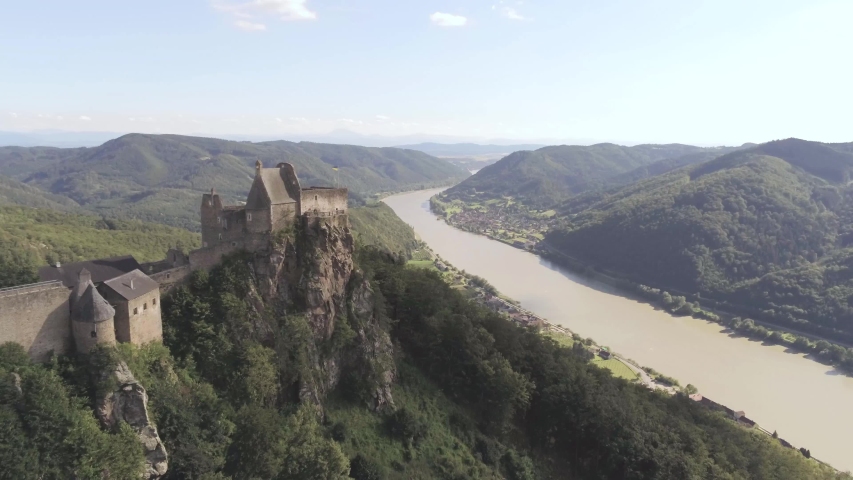 Castle Ruin Aggstein in Lower Austria