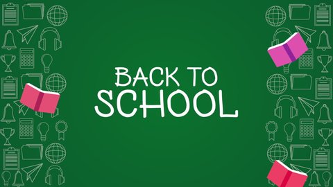 Back To School Animated Illustration Stock Footage Video 100 Royalty Free Shutterstock