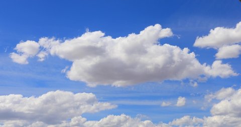 beautiful cloud Blue sky with clouds 4K sun Time lapse clouds