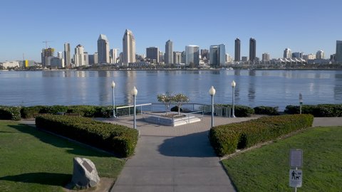 Drone Downtown San Diego Skyline